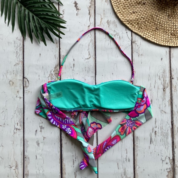 Strapless Halter Bikini Top Size Small - Picture 3 of 5